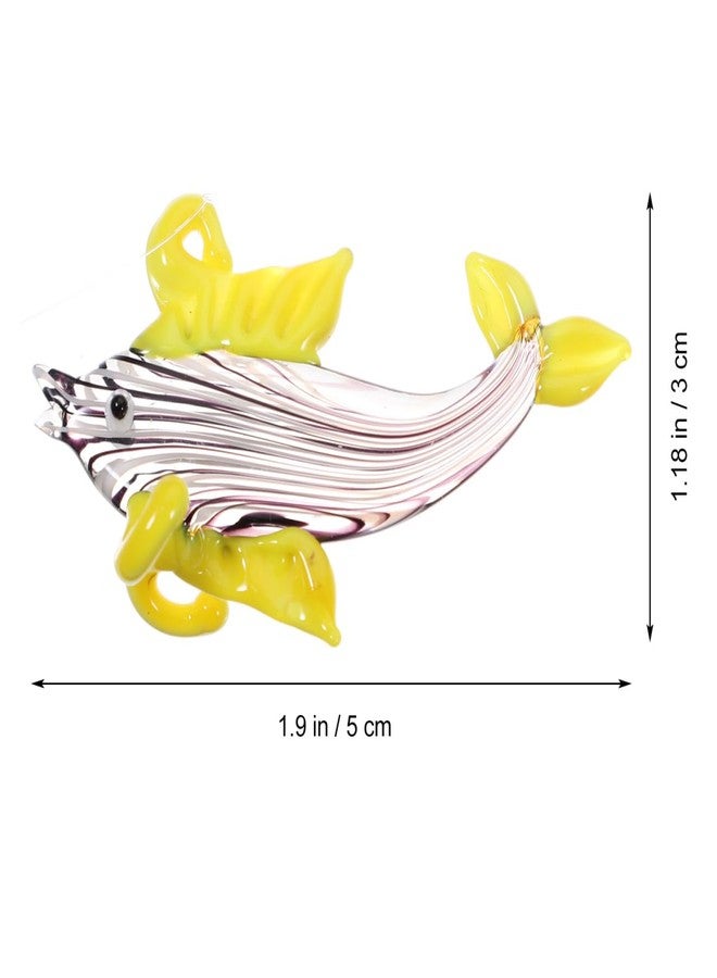 BUGUUYO 6Pcs Floating Fish Tank Decorations Glass Figurines Simulated Fish Pendants Unique Aquarium Decor for Home and Office - Image 5